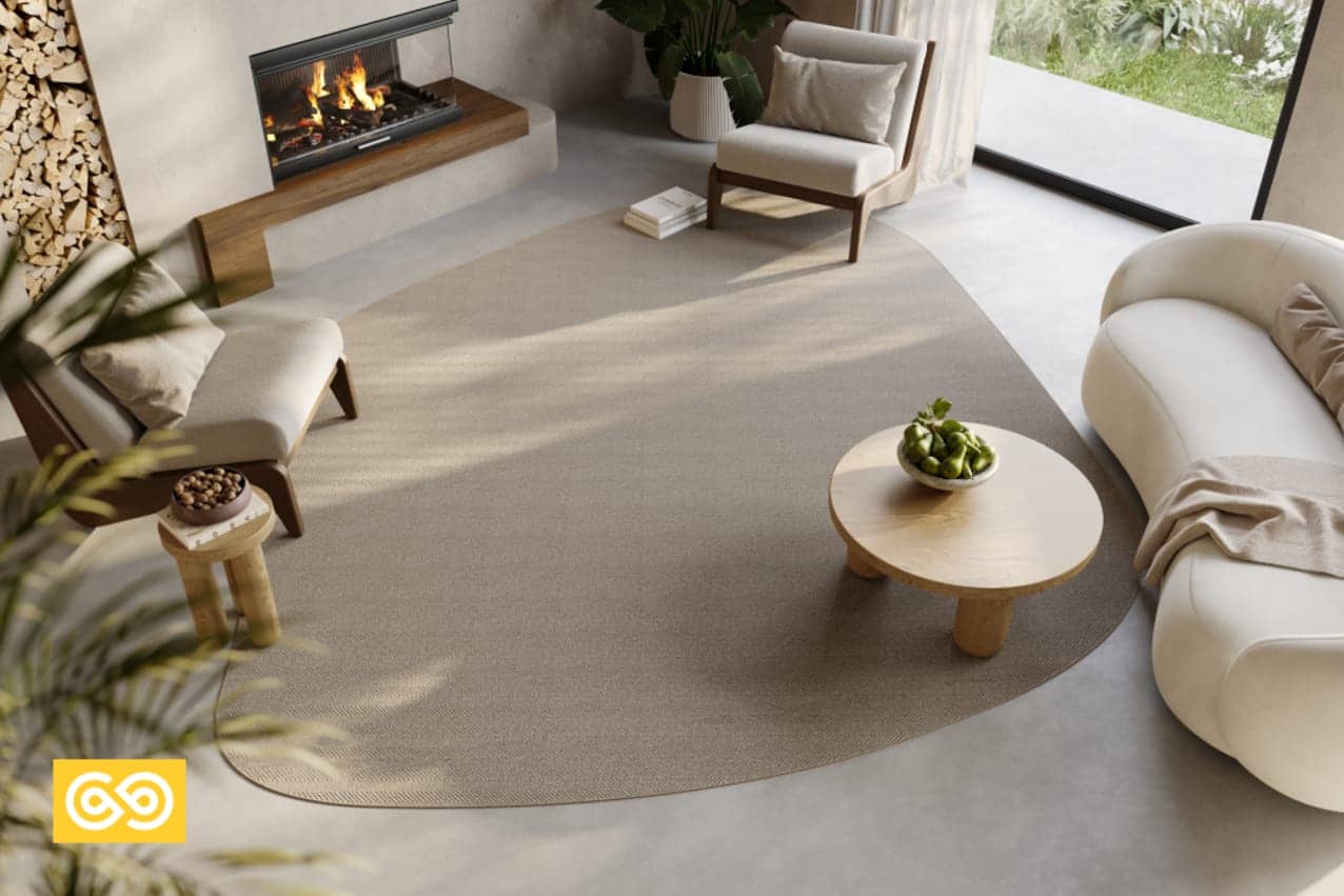 Astoria | Mink | Organic Shape: Boulder