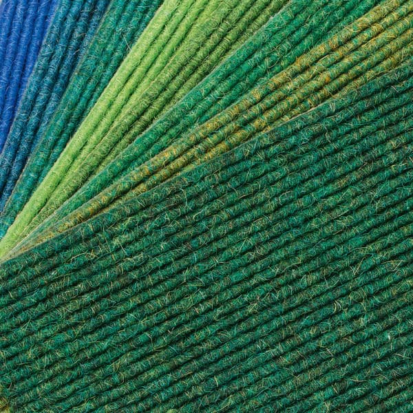 tretford's goat wool carpet color wheel