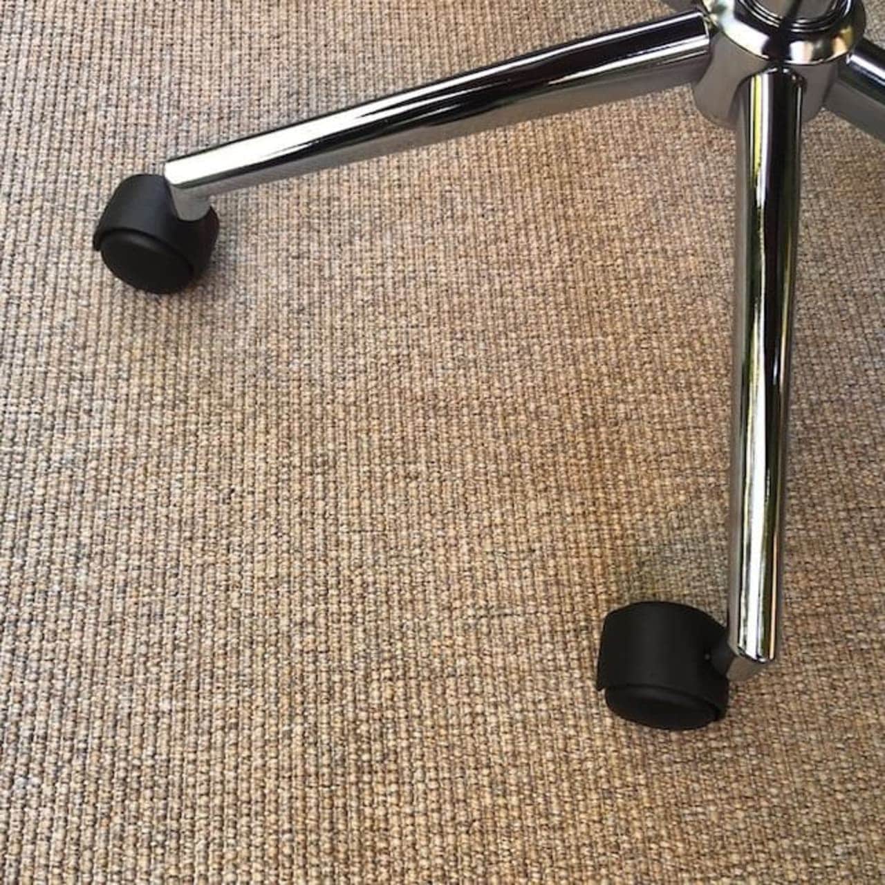 Medina Mesquite in office with caster chair