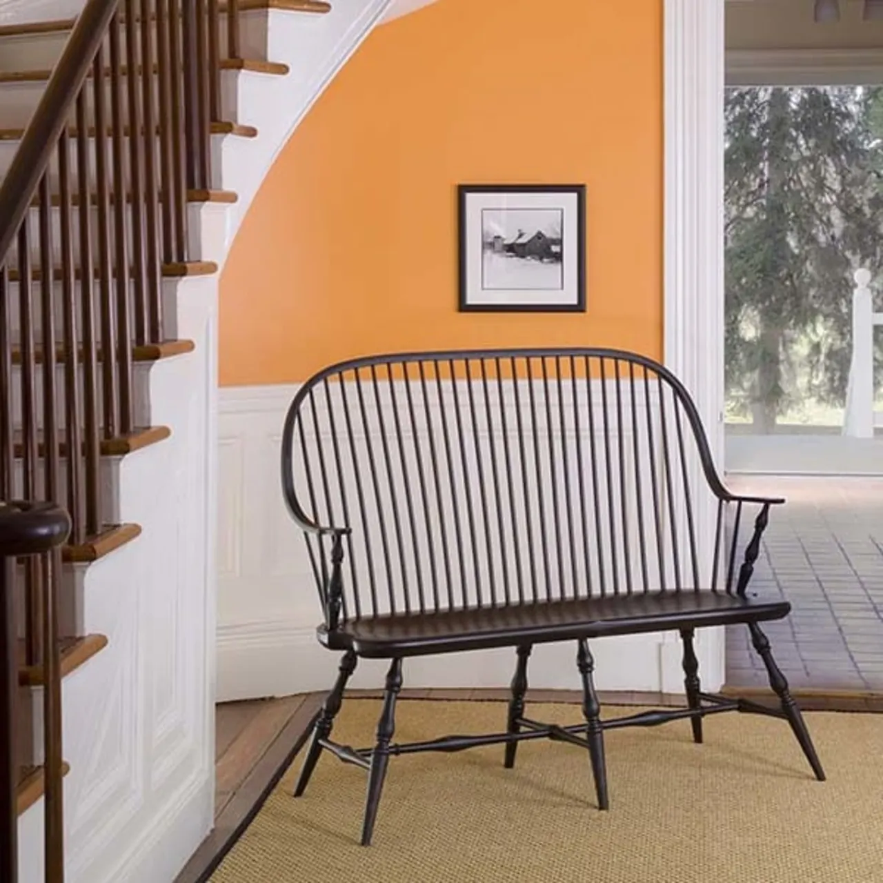 Legacy sisal entryway rug with cloth border