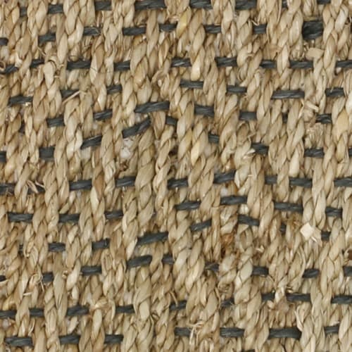 Arrowhead Seagrass Weave Black