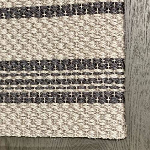 Monaco Pumice sisal rug with infinity edge