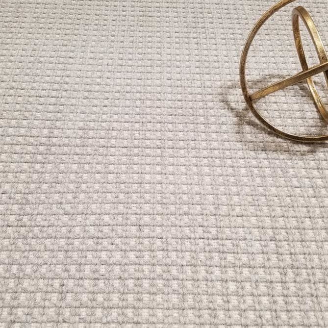 multidimensional: epic wool rug with textured yarns & a basketweave structure (color flint)