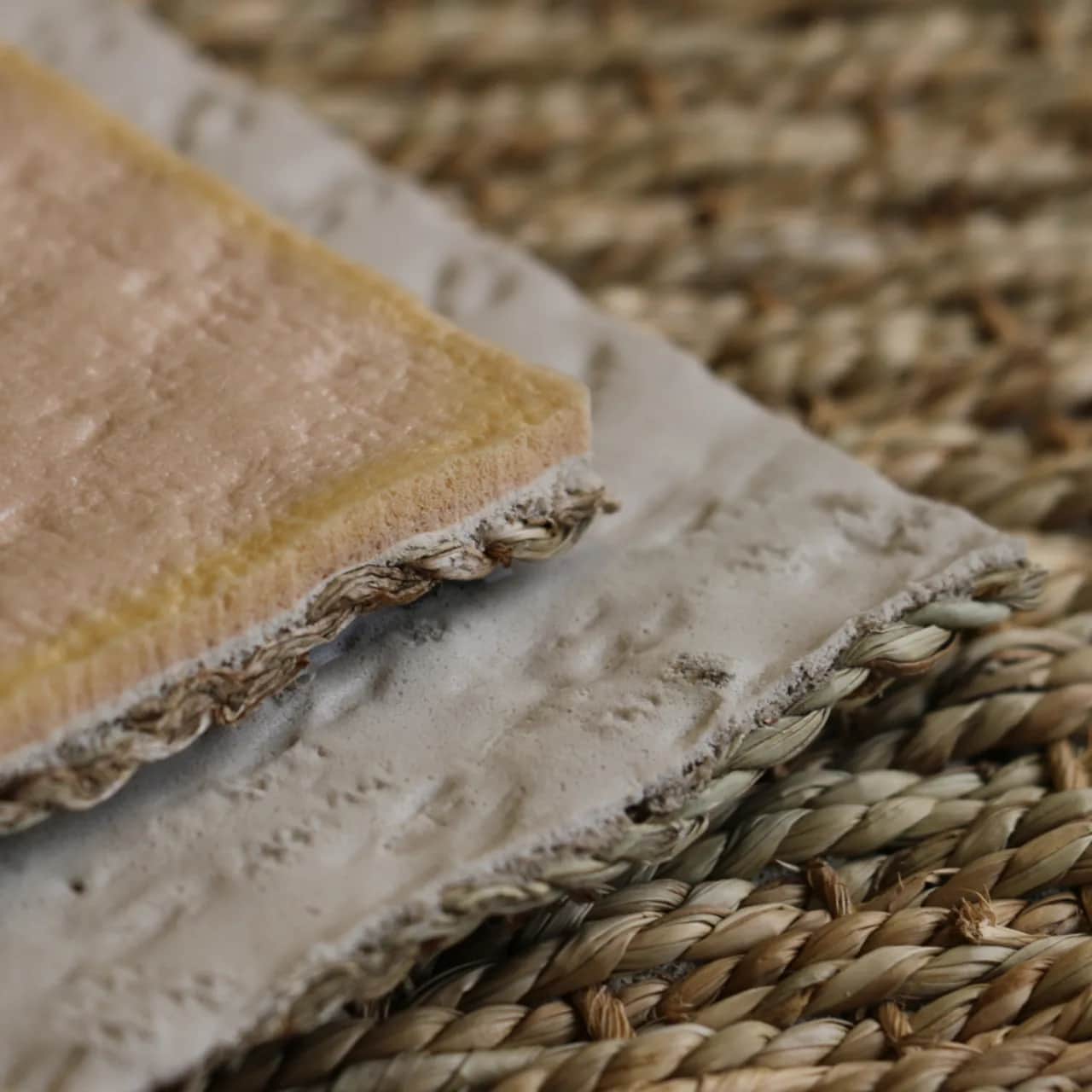 Urethane & Latex Backing on Seagrass Rugs