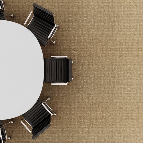 Medina Honey SynSisal® large area rug in office conference room