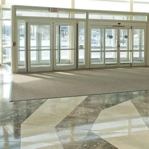 Titan Extra Large Custom Walk-Off Mat in Corporate Lobby