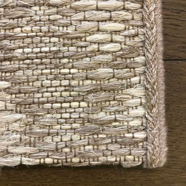 Lux Finish on Bahia Sisal Rug | Turtledove