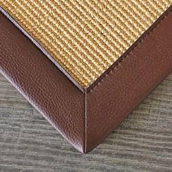Borders for Custom Rugs | Cloth, Leather, Serged & More | sisalcarpet.com