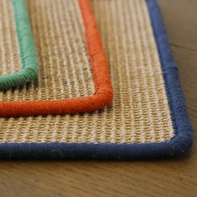 Borders for Custom Rugs | Cloth, Leather, Serged & More | sisalcarpet.com